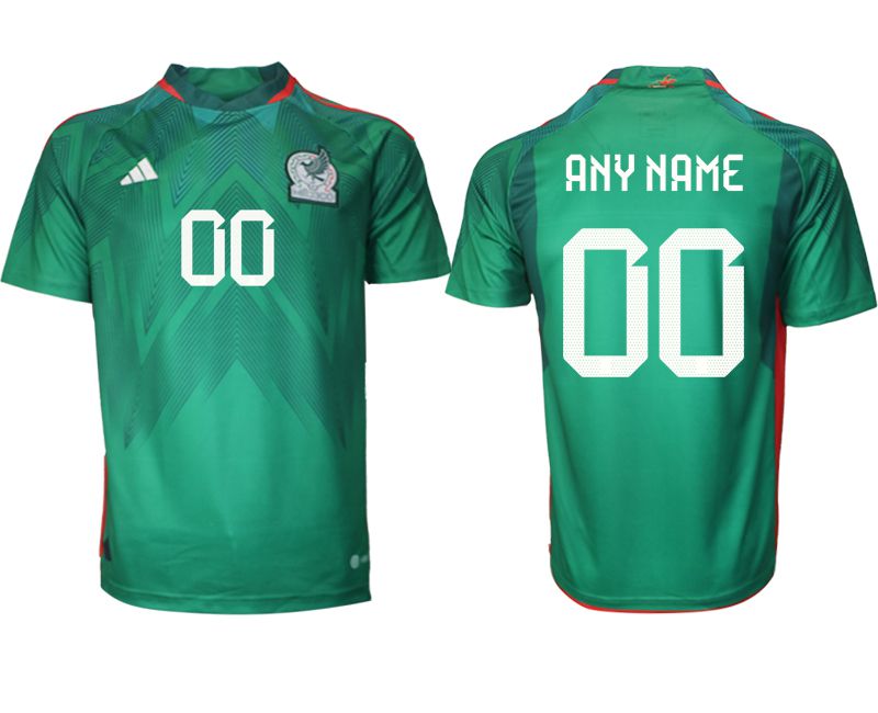 Men 2022 World Cup National Team Mexico home aaa version green customized Soccer Jerseys